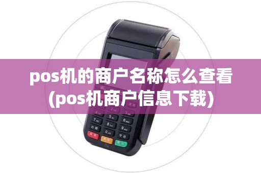 pos机的商户名称怎么查看(pos机商户信息下载)