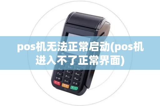 pos机无法正常启动(pos机进入不了正常界面)