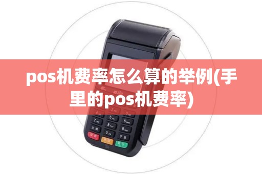 pos机费率怎么算的举例(手里的pos机费率)