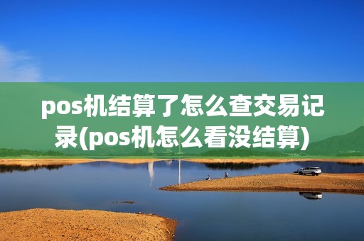 pos机结算了怎么查交易记录(pos机怎么看没结算)