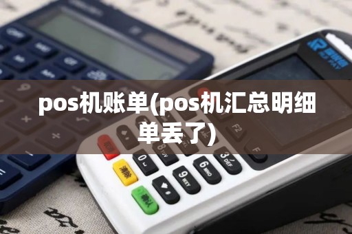 pos机账单(pos机汇总明细单丢了)