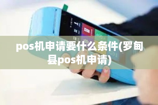 pos机申请要什么条件(罗甸县pos机申请)