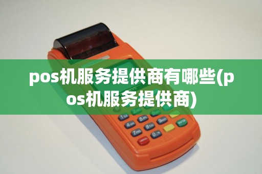 pos机服务提供商有哪些(pos机服务提供商)