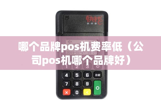哪个品牌pos机费率低（公司pos机哪个品牌好）