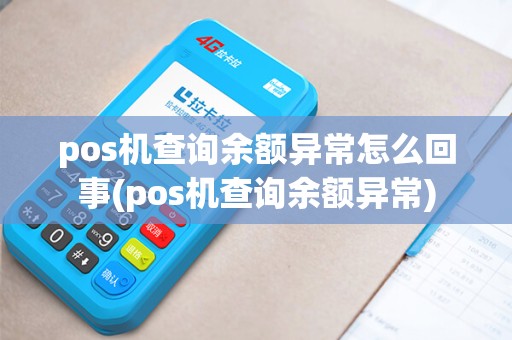 pos机查询余额异常怎么回事(pos机查询余额异常)