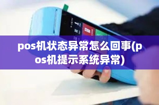 pos机状态异常怎么回事(pos机提示系统异常)