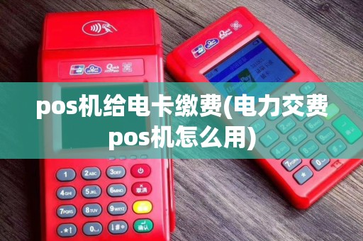 pos机给电卡缴费(电力交费pos机怎么用)