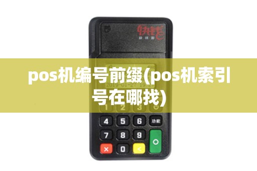 pos机编号前缀(pos机索引号在哪找)