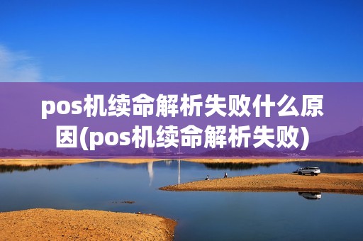 pos机续命解析失败什么原因(pos机续命解析失败)