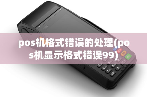 pos机格式错误的处理(pos机显示格式错误99)