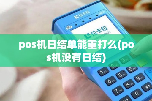 pos机日结单能重打么(pos机没有日结)