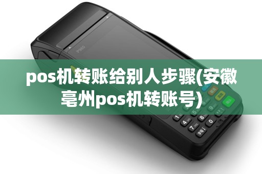 pos机转账给别人步骤(安徽亳州pos机转账号)