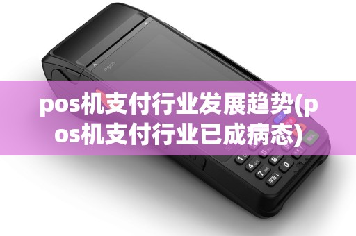 pos机支付行业发展趋势(pos机支付行业已成病态)