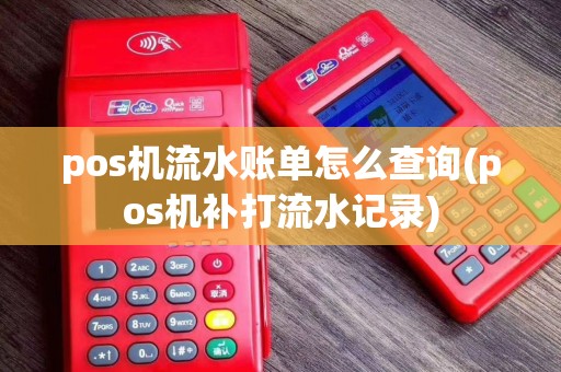 pos机流水账单怎么查询(pos机补打流水记录)