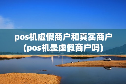 pos机虚假商户和真实商户(pos机是虚假商户吗)