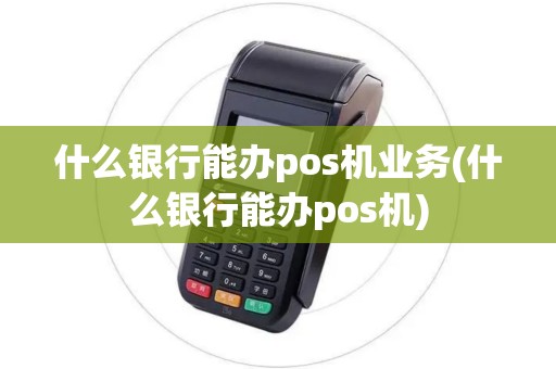 什么银行能办pos机业务(什么银行能办pos机)