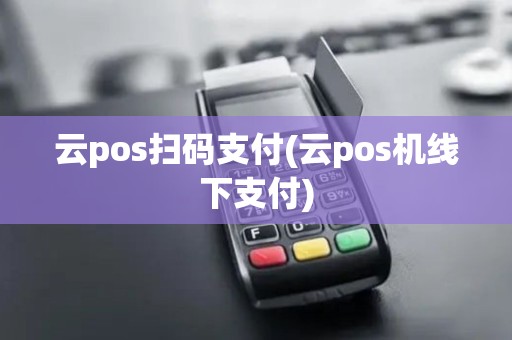云pos扫码支付(云pos机线下支付)