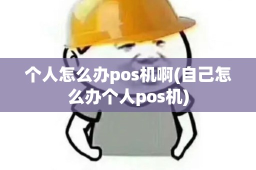 个人怎么办pos机啊(自己怎么办个人pos机)