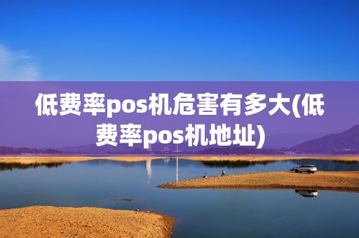 低费率pos机危害有多大(低费率pos机地址)