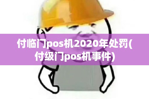付临门pos机2020年处罚(付级门pos机事件)