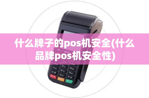 什么牌子的pos机安全(什么品牌pos机安全性)