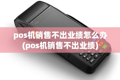 pos机销售不出业绩怎么办(pos机销售不出业绩)