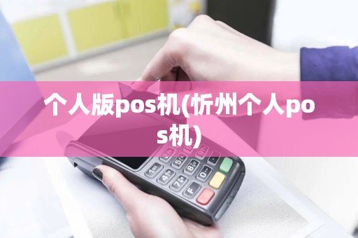 个人版pos机(忻州个人pos机)