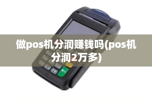 做pos机分润赚钱吗(pos机分润2万多)