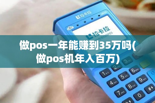 做pos一年能赚到35万吗(做pos机年入百万)