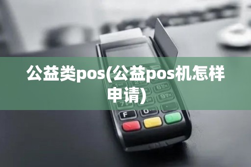 公益类pos(公益pos机怎样申请)